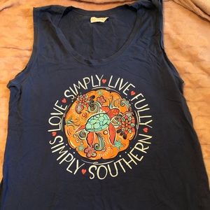 Simply southern tank top
